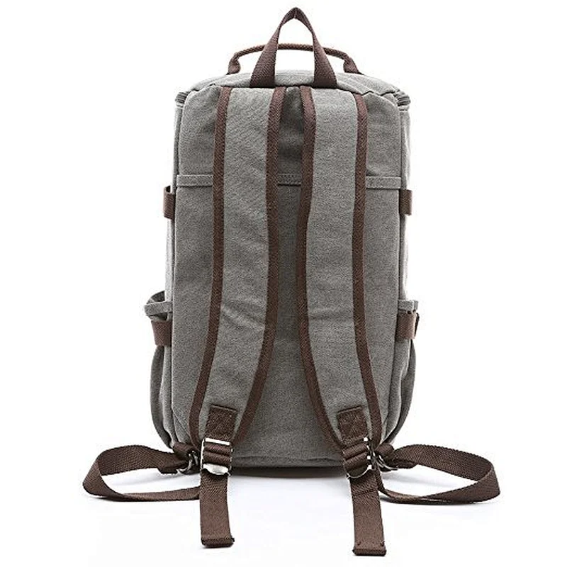School Bags Trendy Canvas  diaper Backpack square canvas backpack Duffel Backpack Bag Travel