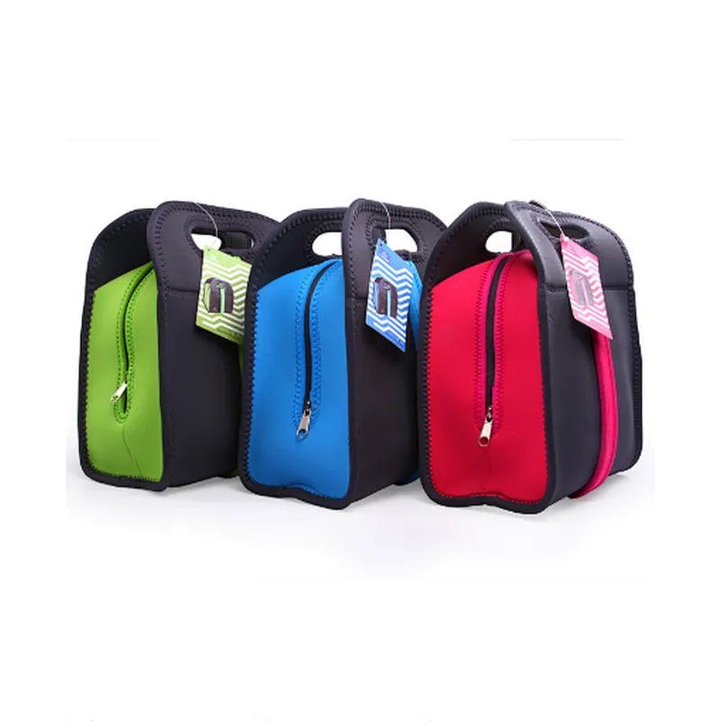 Best fancy mini thermal neoprene fitness meal lunch tote bag for office