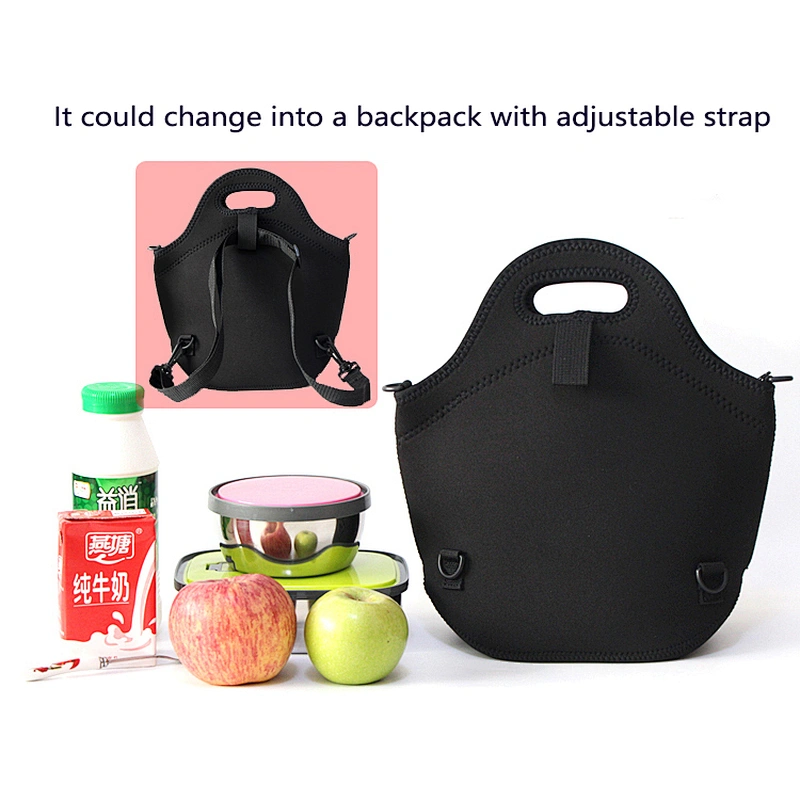 Insulated neoprene kids lunch bag picnic backpack for kids food