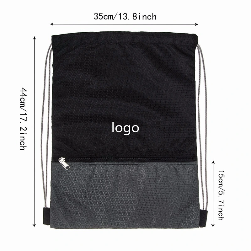 Summer new outdoor shoulder team sport bag mesh sport bag sport gym bag with shoes compartment