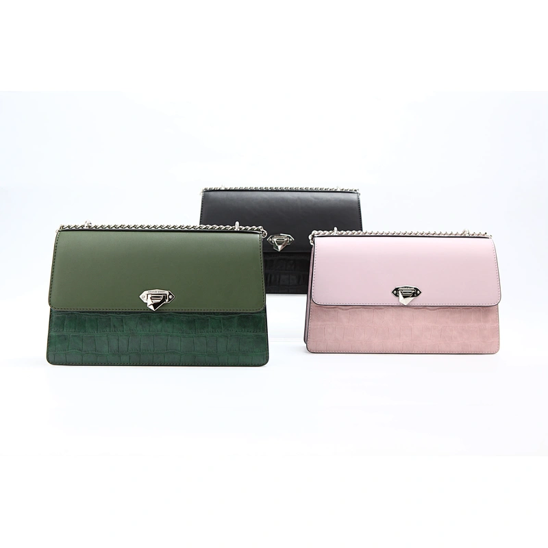 Rectangle Chain Shoulder Bags Eco Friendly Fashion Messenger Bags Women