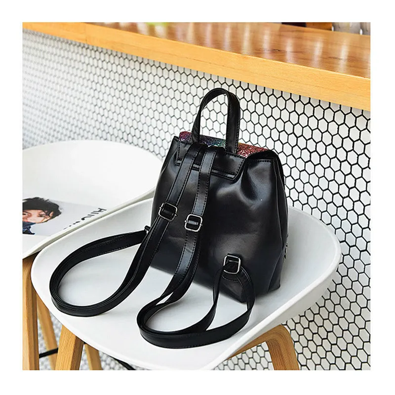 Women Lady Backpack Leather School Office Shoulder Bag Handbag