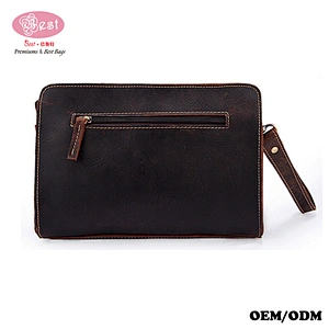 Small Phone Purse Handbag Business Leather Wristlet Wallet Clutch Bag