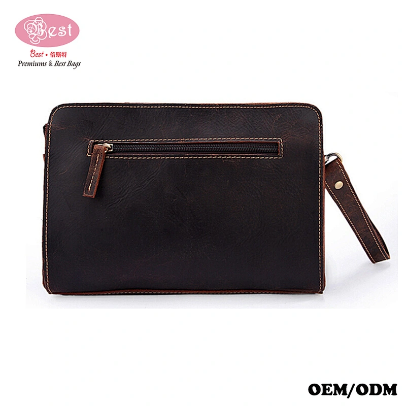 Small Phone Purse Handbag Business Leather Wristlet Wallet Clutch Bag