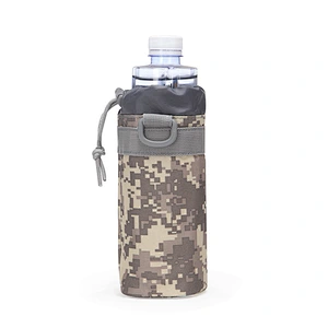 canvas Bottle Water Travel Military Kettle Bag Case Tactical Hunting Pouch MOLLE Camp