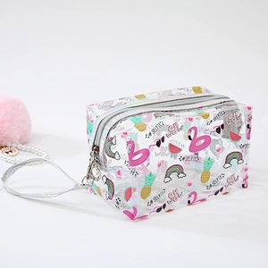 Hot sale waterproof Travel custom canvas toiletry bag pvc toiletry makeup bag women toiletry tote bag for woman