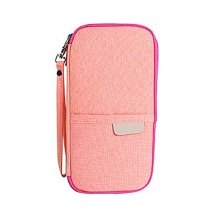 Many inner pockets wholesale passport holders travel leather