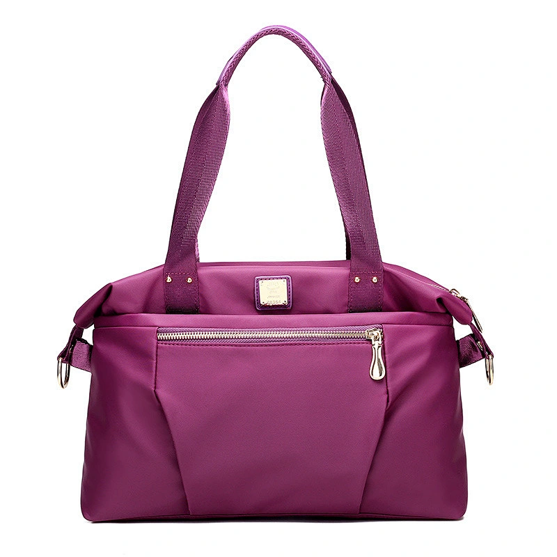2019FW Ladies Soft nylon Leather Hobo Handbag Tote Shoulder Bag Leisure Daily Bag