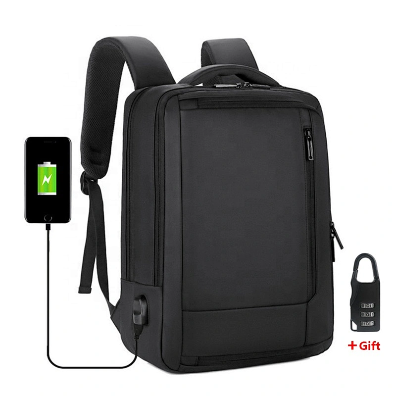 New Trendy 600d nylon backpack laptop bag new to 2019 waterproof USB charging travel giveaway men