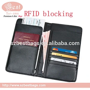 China Shenzhen factory wholesale rfid blocking aluminum wallet for men