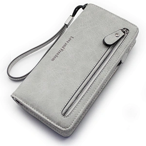 Hot selling fashion colorful practical PU leather teen wallets for girls for shopping