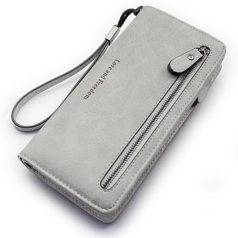 Hot selling fashion colorful practical PU leather teen wallets for girls for shopping