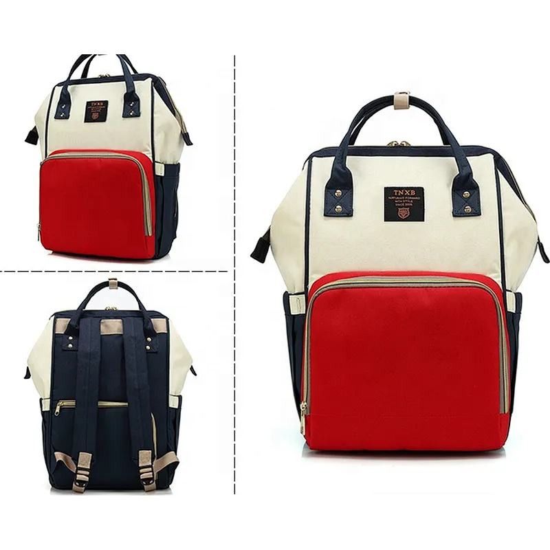 Large Capacity Baby Care Stylish Multi-FunctionTravel Backpack Nappy Bags Maternity Mother Baby Diaper Bag with Waterproof