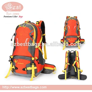 40l waterproof hiking backpack with rain cover