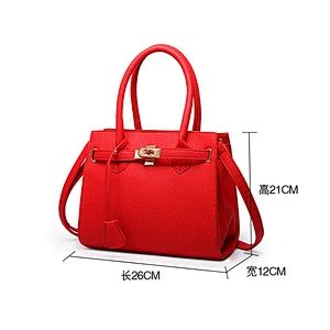 2019 PU Leather Mini Crossbody Bag Lady Handbags with Lichee Pattern