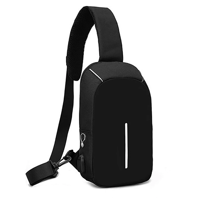 USB Charging Sling Bag Sling Backpack Cross Chest Bags for Men