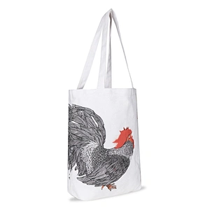 Illustration style printing cotton canvas tote bag handbag