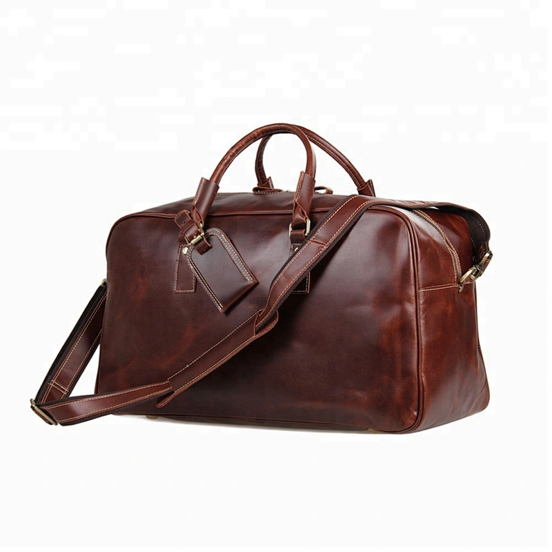 Men's Duffle Bag Vintage Leather Big Capacity Duffel Bags