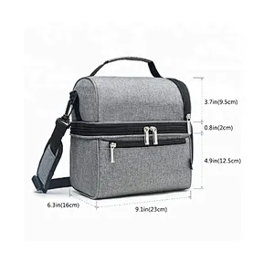 Free Sample Soft Leak Proof Liner Tote Insulated Cooler Lunch Bag for Picnic Boating Beach Fishing School Work