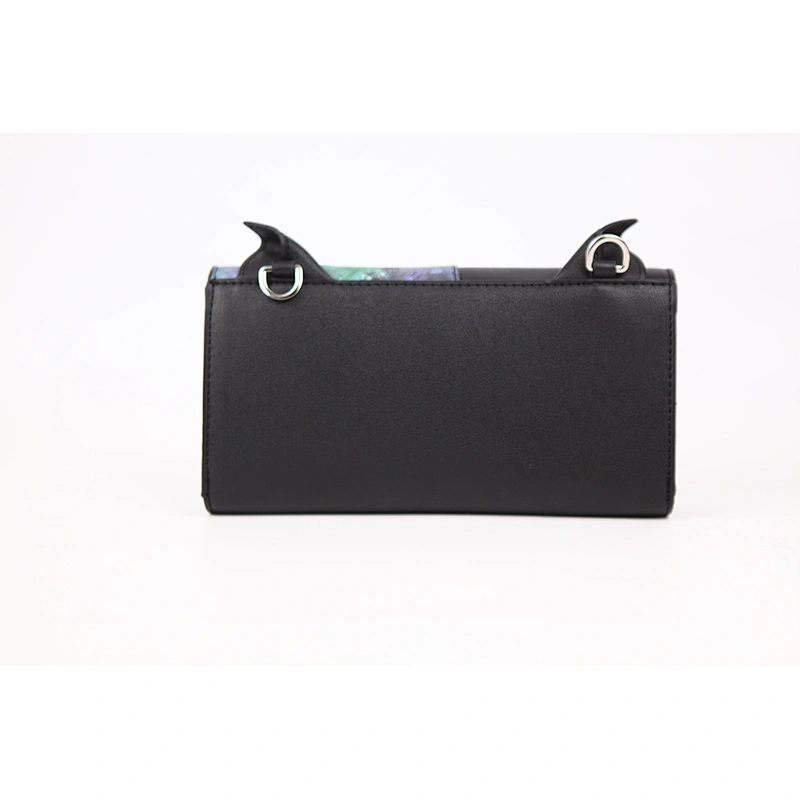 2019 oil painting palm civet series new style fashion design portable wallet card bag