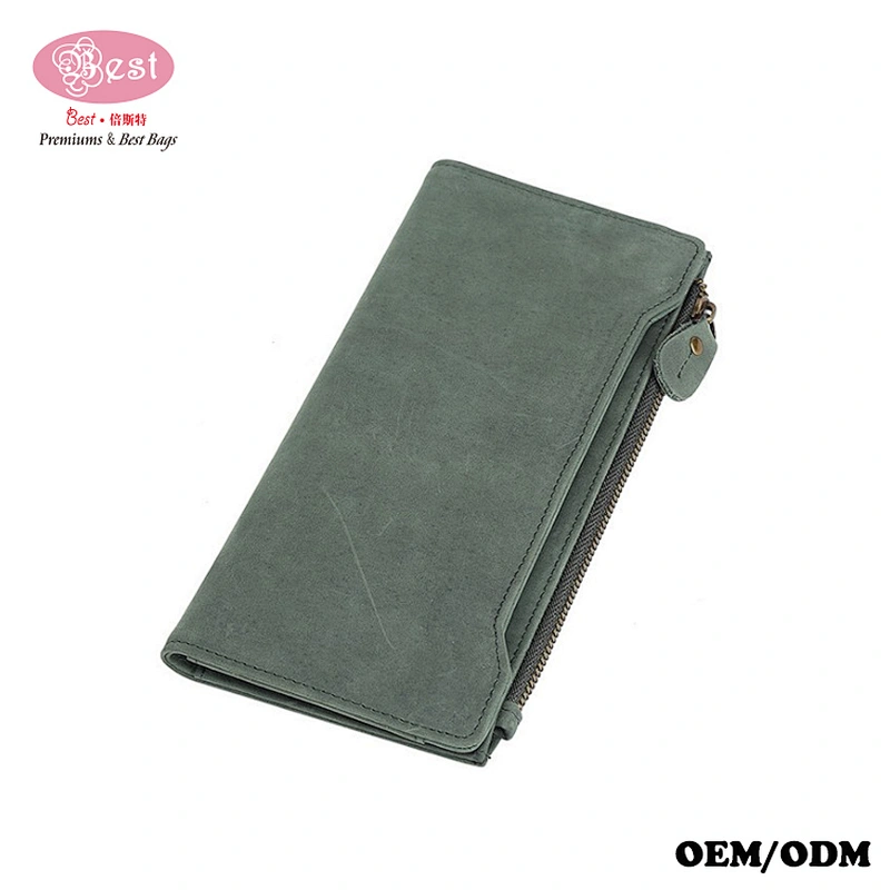 Multi-purpose Clutch Bag Card Holder Vintage Leather Wallet Purse