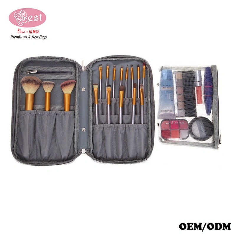 Women Sequins Makeup Brush Bag Shiny Bling Cosmetic Bag for women