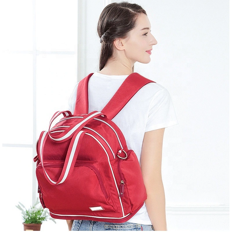 New trendy portable convenient mommy cloth baby backpack diaper bags for mom