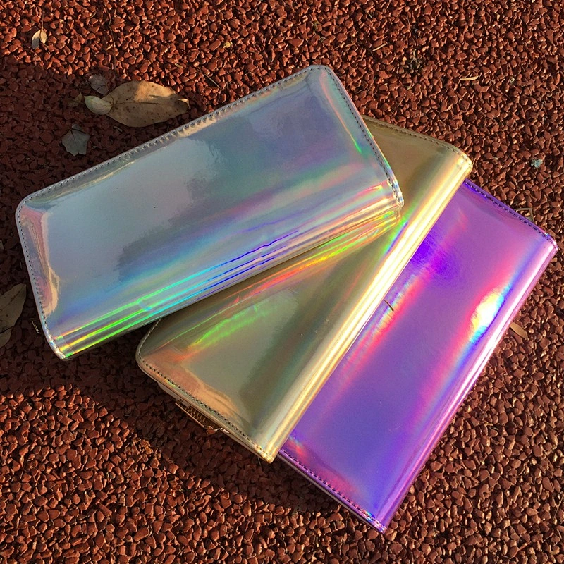 Girls magnetic wallet case wristlet cute For Credit Card