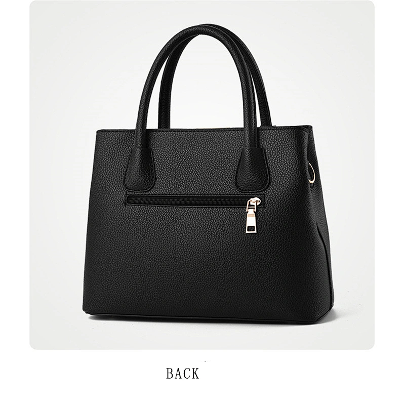 2020 Amazon top sellers fashion practical large capacity pu ladies handbag three-piece for shopping or daily use
