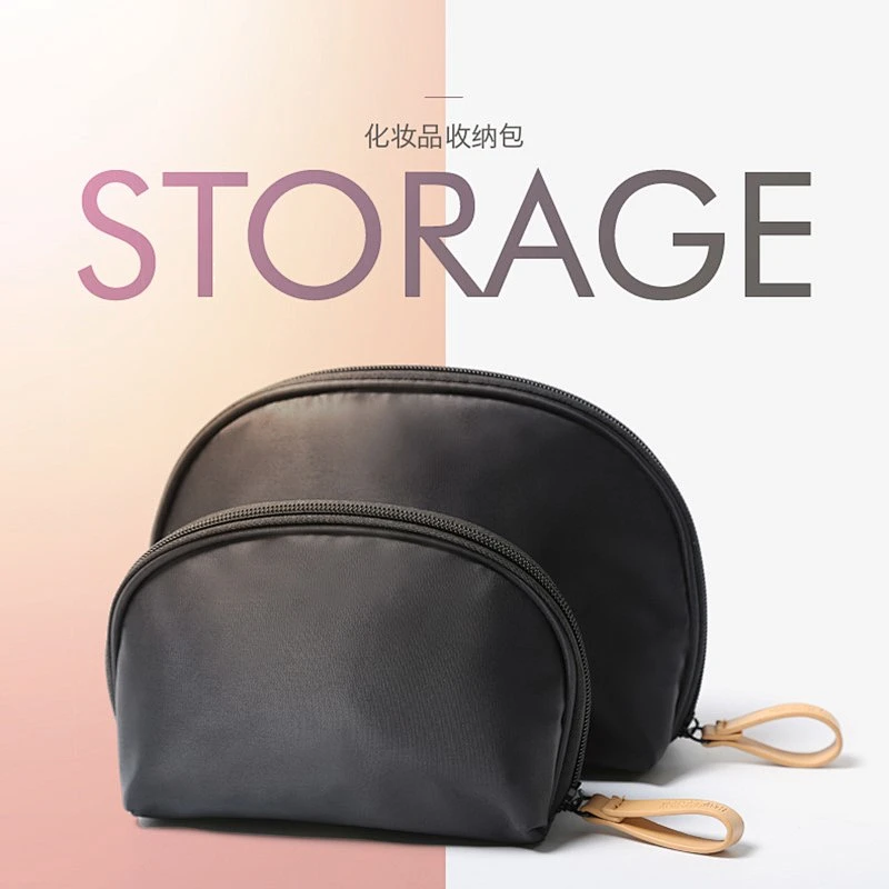 Girls nylon toiletry cosmetic case bag make up purse makeup kit pouch