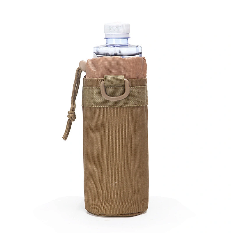 canvas Bottle Water Travel Military Kettle Bag Case Tactical Hunting Pouch MOLLE Camp