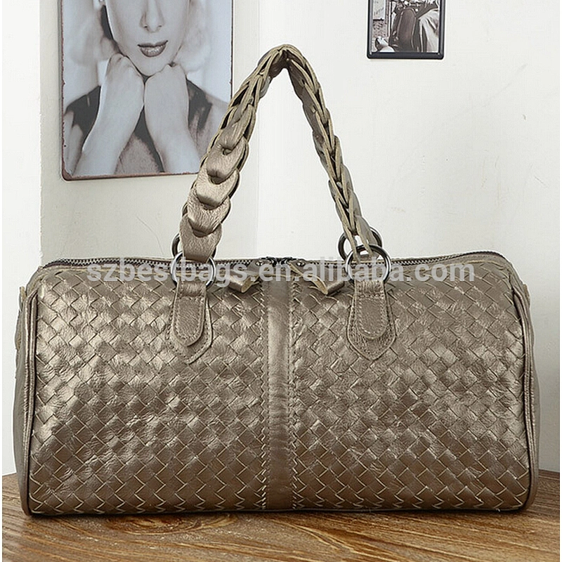 Designed Genuine Leather Travel Bag Cowhide Tote Luggage Duffle Bags