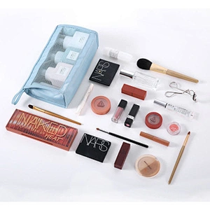 Simple Fashion Make Up Bag Organizer Train Case for Women  More Storage than 3 Cosmetic Bags Make Up Cases Washing Bag