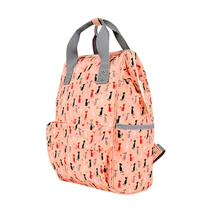 OEM custom multifunctional designers polyester mummy baby backpack