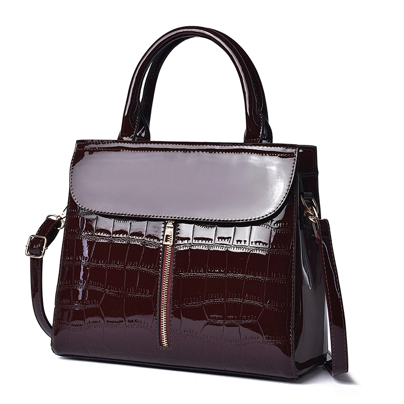 Fashion genuine leather handbags for women waterproof pu leather ladies bag