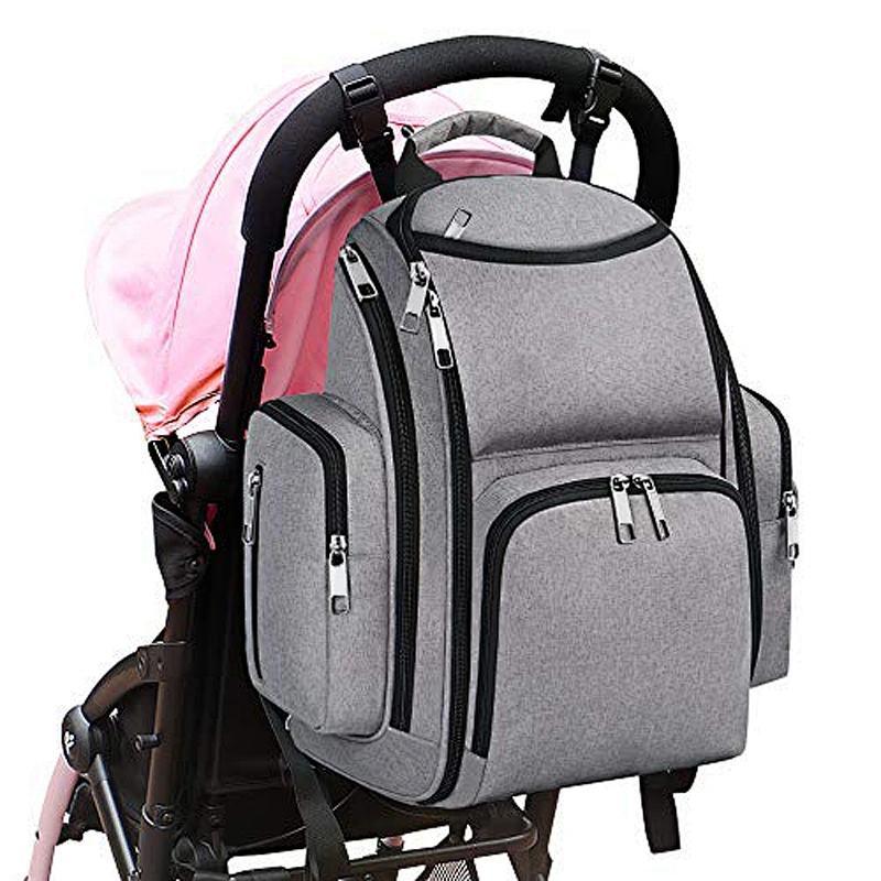 100% Eco-friendly multifunctional new baby diaper nappy bag backpack for mom