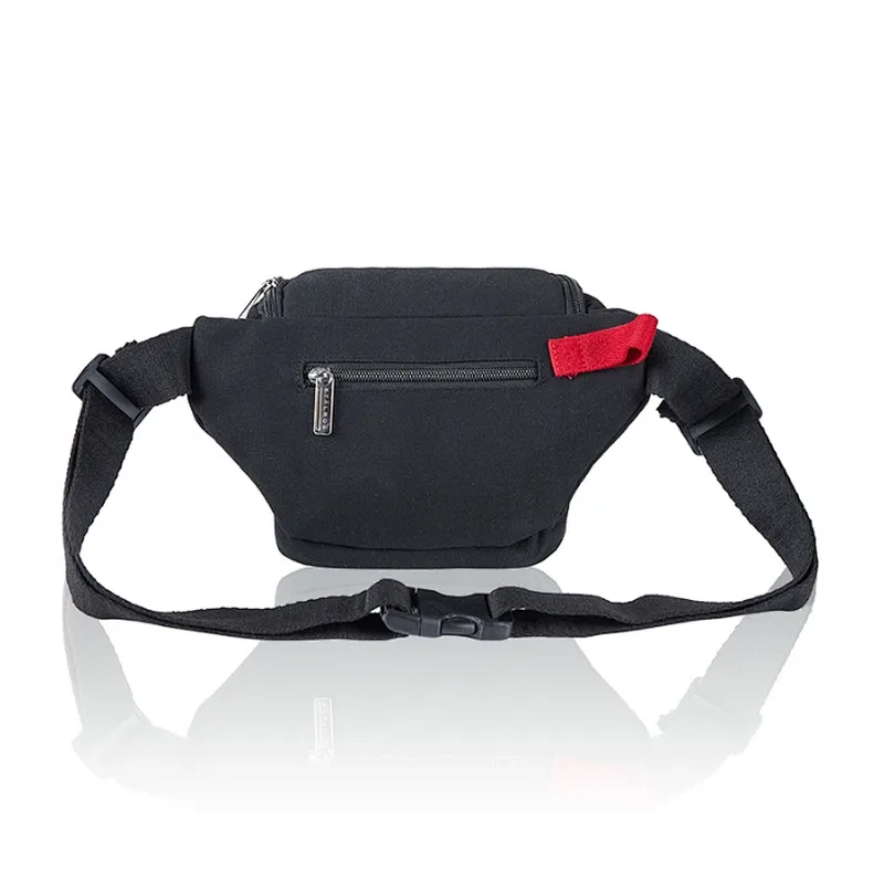 Customized multi-pocket outdoor waterproof running travel portable men's pockets sports bag waist belt waist bag