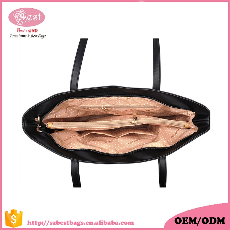 Best Tote bag for Women Leather Nylon Shoulder Bag Large Capacity Work fit 15.6 inch Female Handbags Fashion