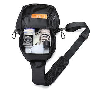 USB Charging Crossbody Chest Travel Satchels for teenagers