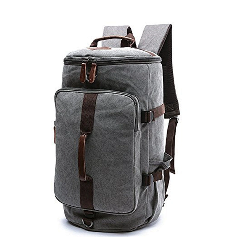 School Bags Trendy Canvas  diaper Backpack square canvas backpack Duffel Backpack Bag Travel