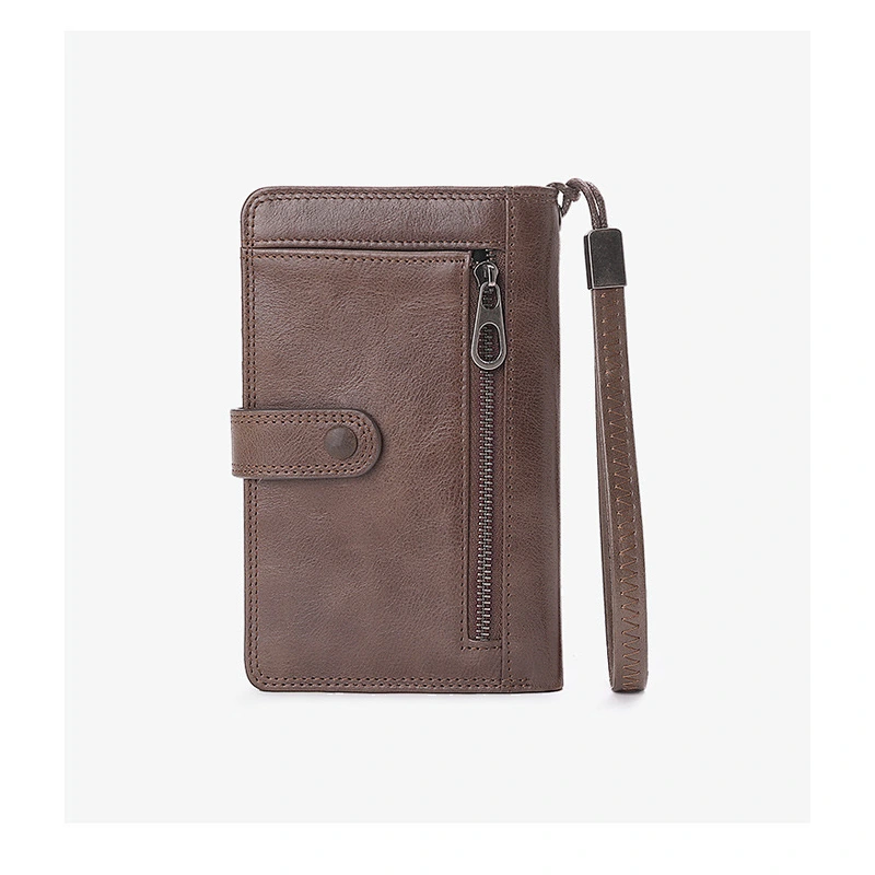 2019 New Style Large Capacity Phone Bag Custom Genuine Cowhide Leather Wallet