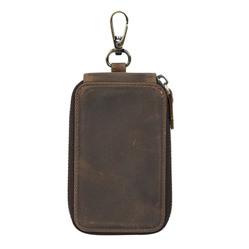 Universal Vehicle Car Smart Key Case Remote Fob Case Holder Keychain Ring Case Bag