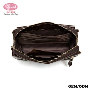 Pouch Handbag Genuine Leather Wallet Men's Clutch Bags Carteras de cuero