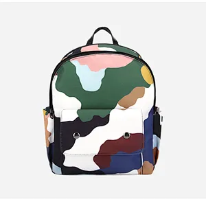 New 2019 Graffiti Printed Drawstring Backpack Hiking Shoulder Pack Simple Bundle Pocket