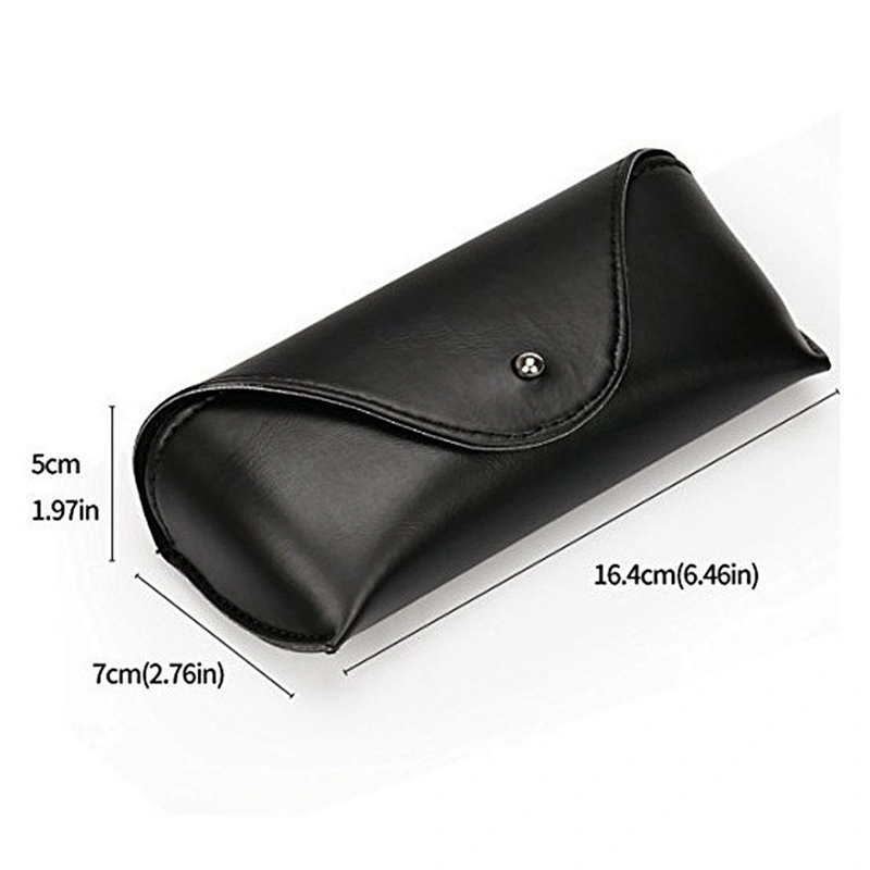 Portable PU Leather Sunglasses Pouch Soft Eye Glasses Carry Case for Horizontal Sunglasses Box Case