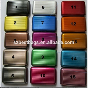 card guard metallic aluminum RFID wallet