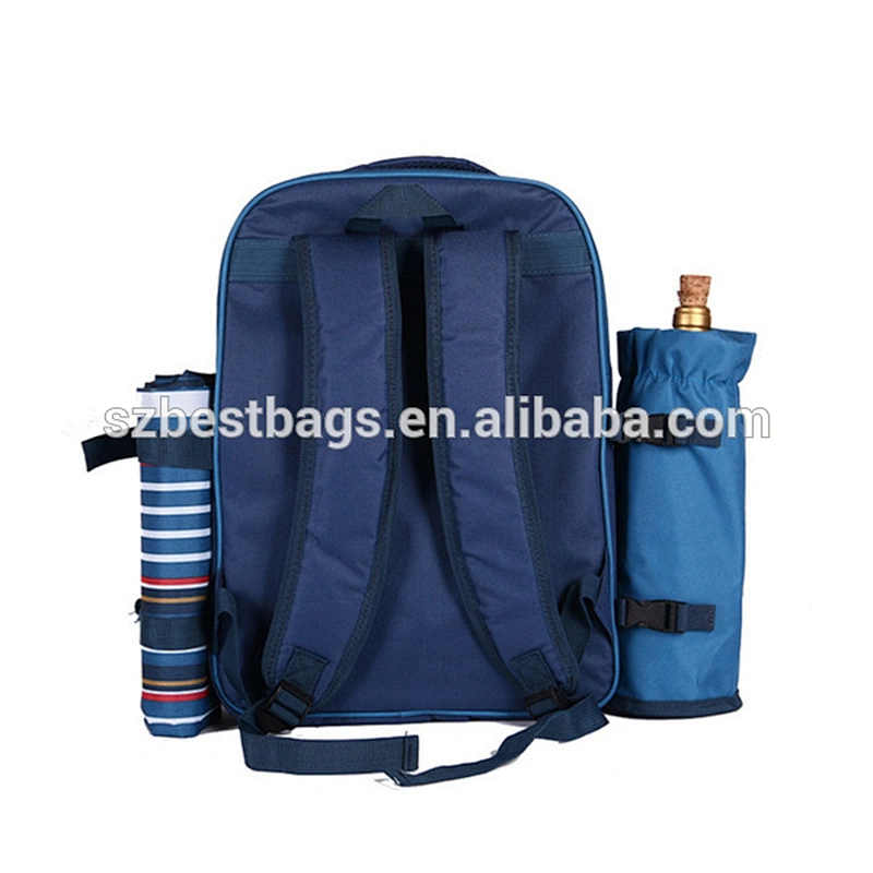 Summer Hot Outdoor camping lunch backpack travel bag insulated 4 persons picnic backpack