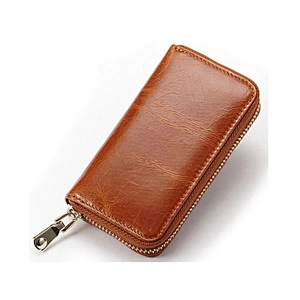 Drop Shipping Holidays Gift Vintage Real Leather Car Key Holder Wallet