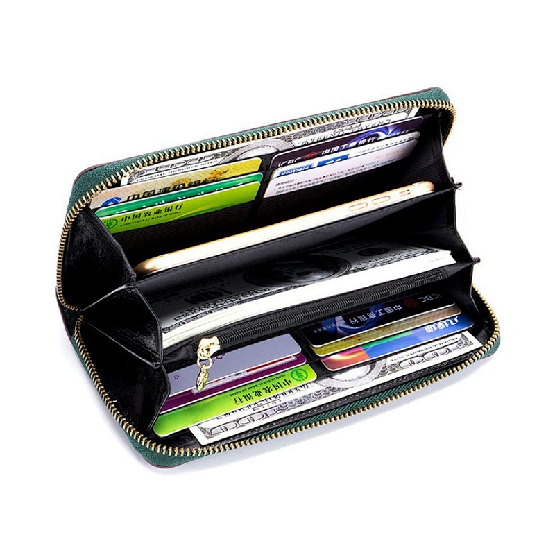 Multifunction Men's Zipper phone case bag waterproof mobile wallet