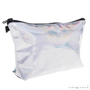 Fashion Laser pu leather cosmetic bag christmas